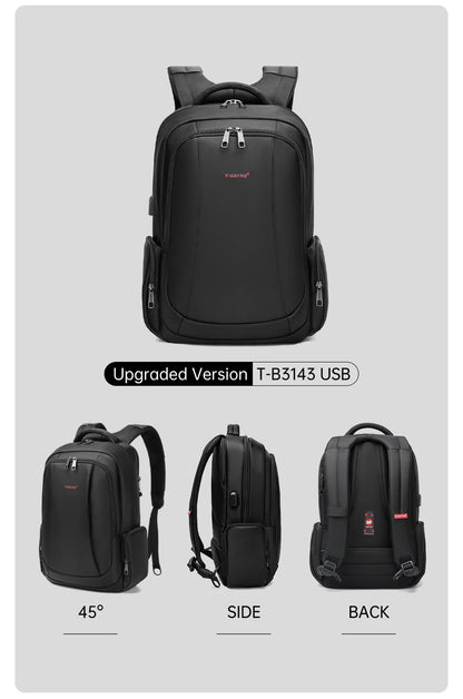 TIGERNU Laptop Backpack for Men – Waterproof Business Travel Backpack