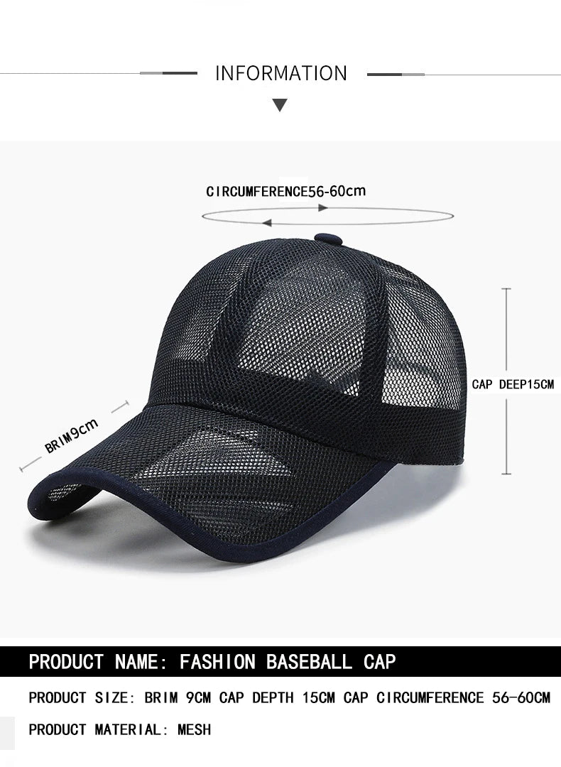 Skull Tactical Trucker Hat – Breathable Mesh Military Baseball Cap