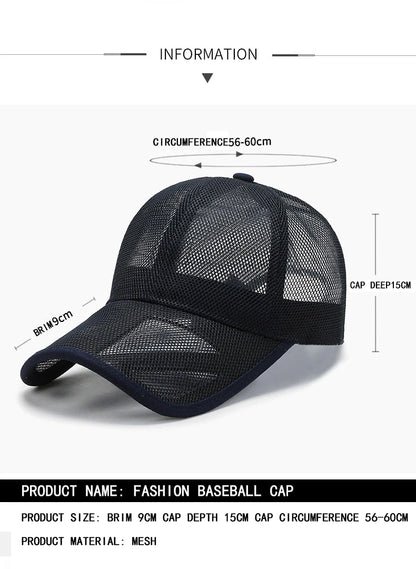 Skull Tactical Trucker Hat – Breathable Mesh Military Baseball Cap
