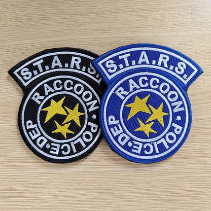 Raccoon Police Dep. Embroidered Patch | Tactical Hook & Loop Morale Badge