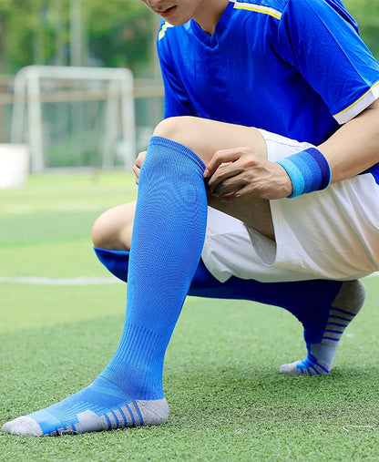 Compression Soccer Socks – Knee High Athletic Football Sports Socks