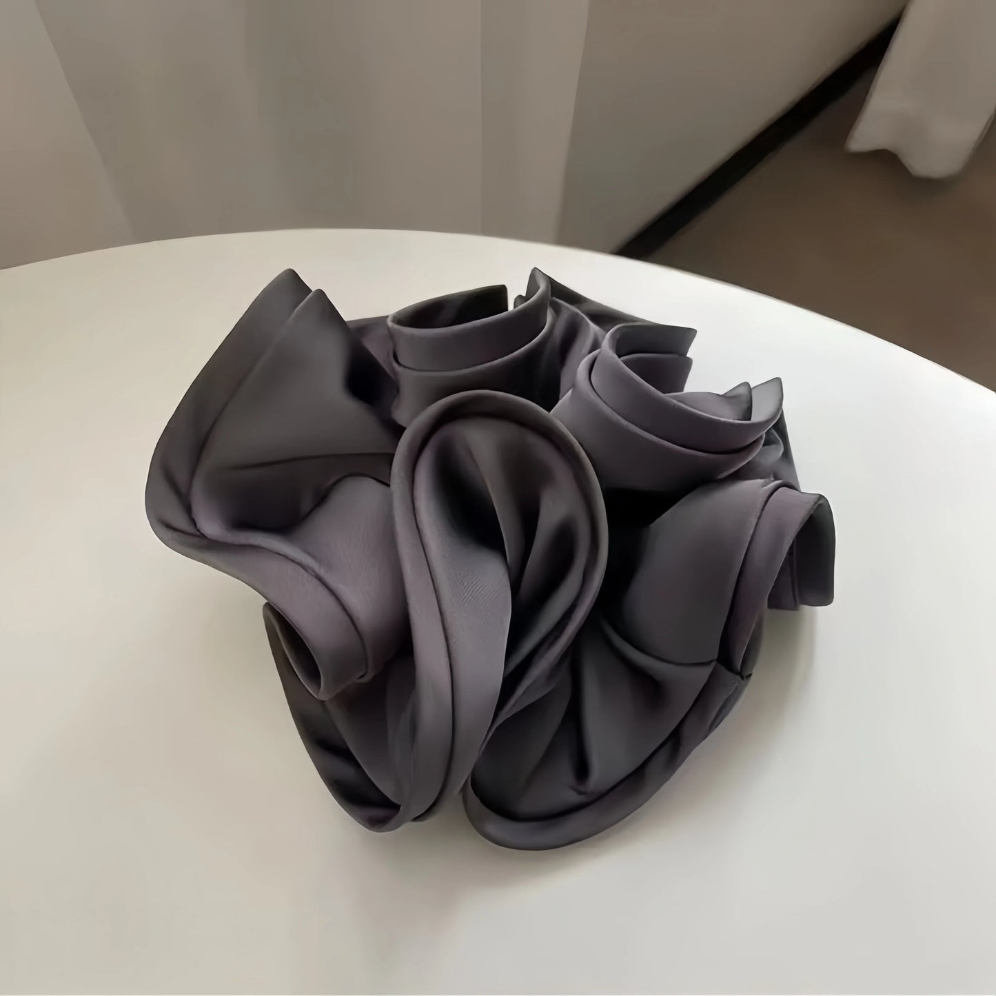 Oversized Satin Scrunchies – Large Soft Hair Ties for Women