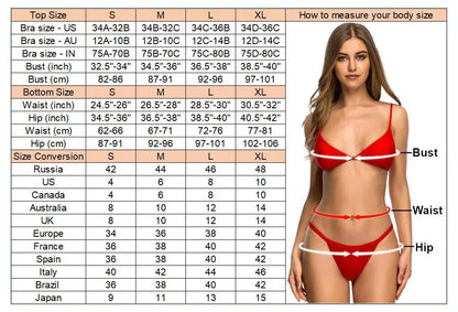 Leopard Pearl Micro Thong Bikini Set Women Two Piece Swimsuit Y2K Beachwear