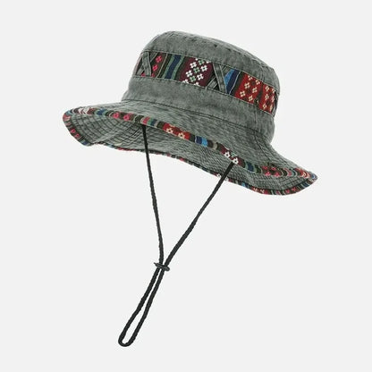 Wide Brim Outdoor Bucket Hat – UV Protection Fishing & Hiking Sun Hat