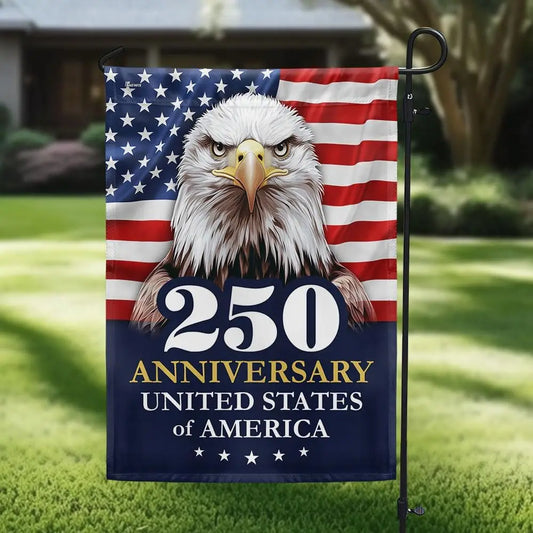 American Flag-250 Anniversary 1776 2026 United States Of America Patriotic Eagle 4th Of July Flag