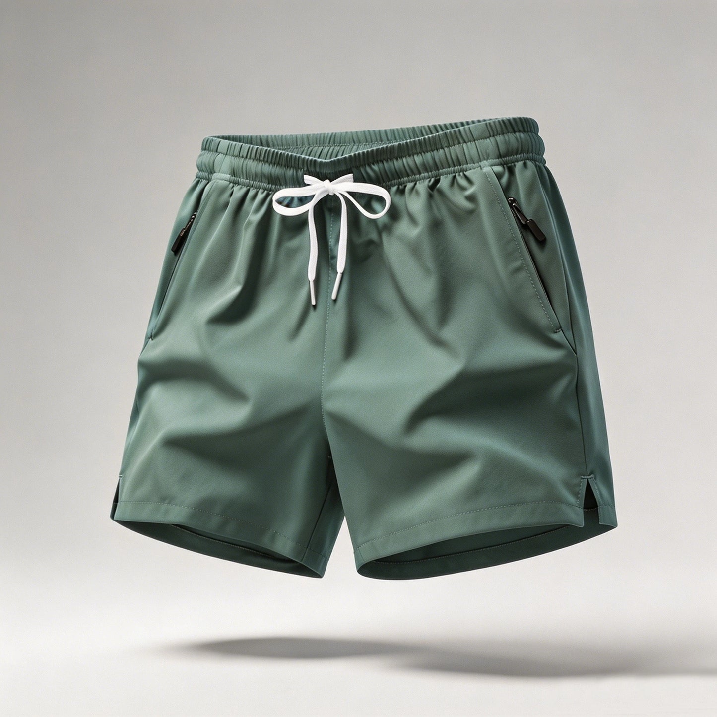 Men’s Quick Dry Athletic Shorts – Lightweight Running & Gym Workout Shorts with Zipper Pockets