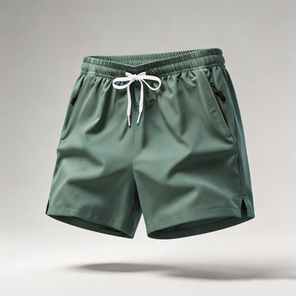 Men’s Quick Dry Athletic Shorts – Lightweight Running & Gym Workout Shorts with Zipper Pockets