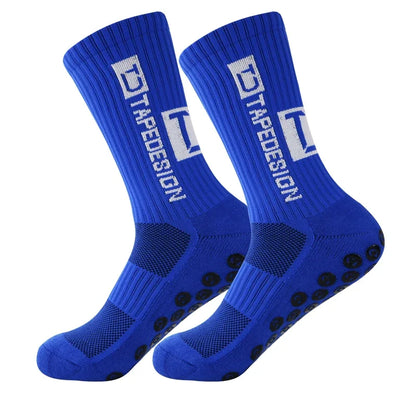 Anti Slip Soccer Grip Socks – Athletic Compression Football Crew Socks