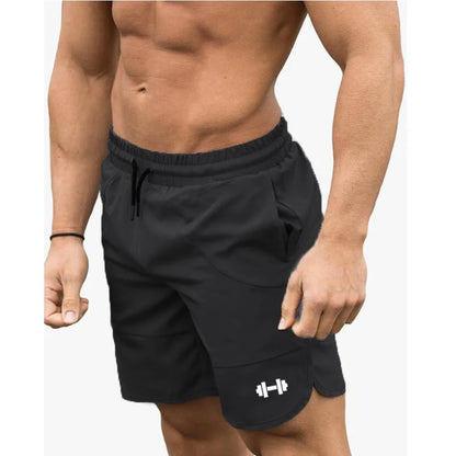 Men’s Gym Workout Shorts – Quick Dry Athletic Running Shorts with Drawstring Fitness Sportswear