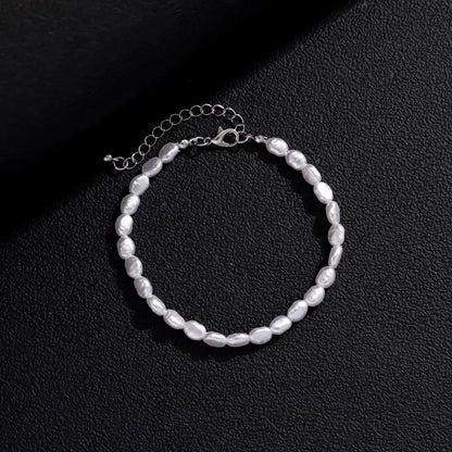 Natural Freshwater Pearl Bracelet – Minimalist Beaded Jewelry