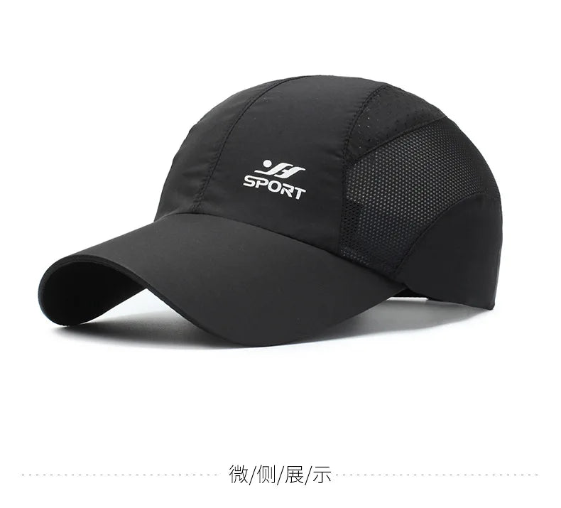 Breathable Sports Baseball Cap – Lightweight Quick Dry Running Hat