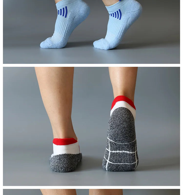 Performance Running Ankle Socks – Breathable Athletic Sports Socks