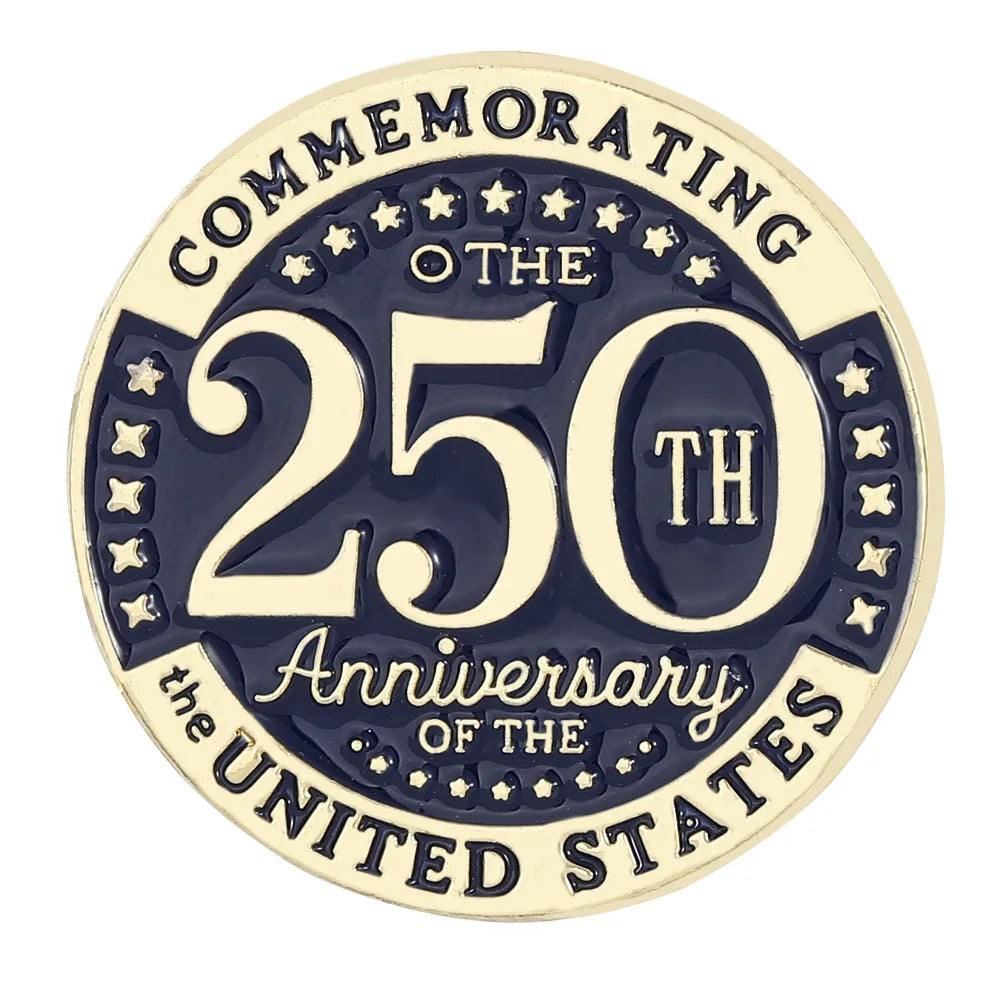 Limited Edition Patriot Pin – American Independence 250 Years Commemorative Enamel Brooch Badge Gift