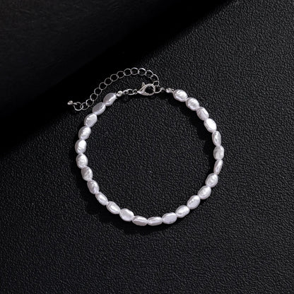 Natural Freshwater Pearl Bracelet – Minimalist Beaded Jewelry
