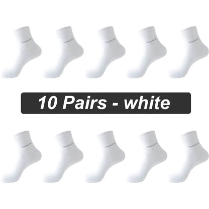 Bamboo Fiber Crew Socks – Soft Breathable Casual Dress Socks for Men & Women