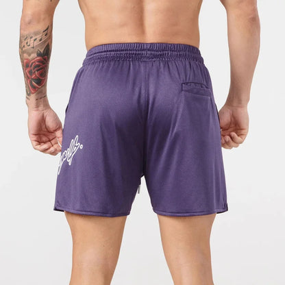 Men’s Casual Athletic Shorts – Lightweight Drawstring Gym Shorts Summer Streetwear for Men