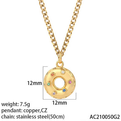Gold Charm Pendant Necklace Collection – Celestial Eye Heart Sun Moon Layered Necklaces for Women