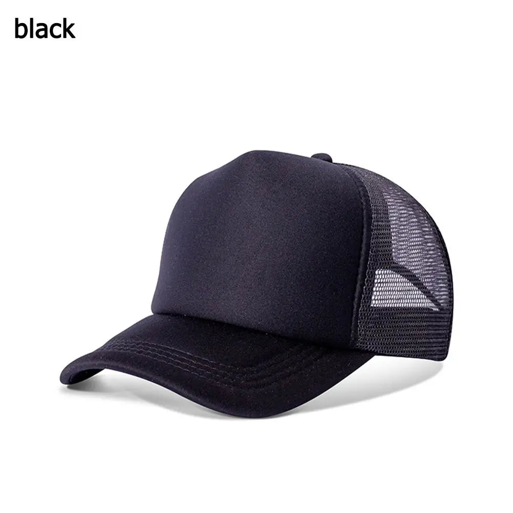 Blank Trucker Hat – Adjustable Mesh Baseball Cap for Men & Women