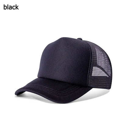 Blank Trucker Hat – Adjustable Mesh Baseball Cap for Men & Women