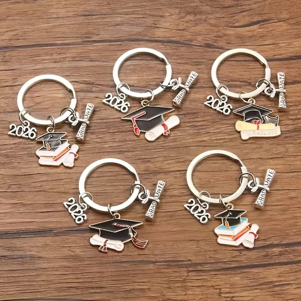 2026 Graduation Keychain Party Favors – 20 Sets with Gift Bags & Thank You Tags