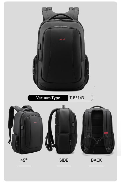TIGERNU Laptop Backpack for Men – Waterproof Business Travel Backpack