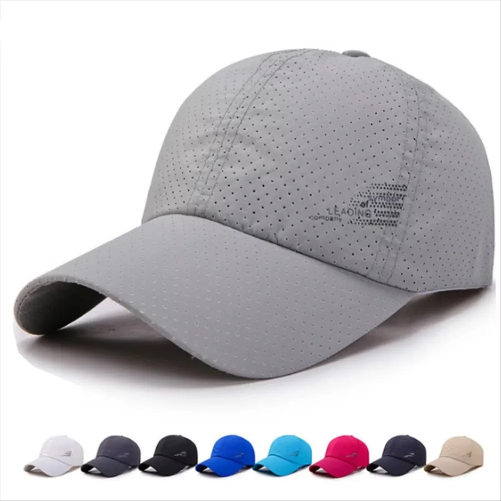Breathable Quick Dry Baseball Cap – Lightweight Sports Running Hat