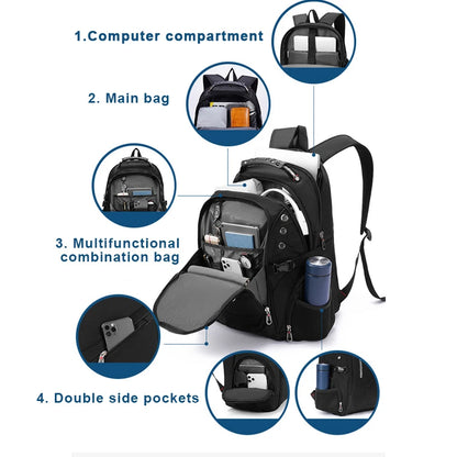 SWISSTSNGR Waterproof Backpack – Casual Laptop & College Bag