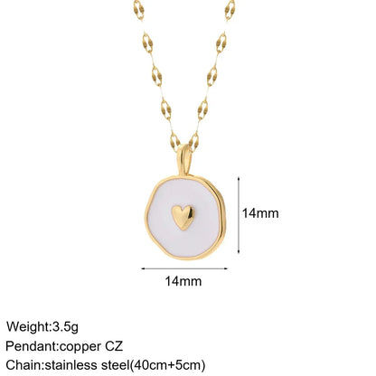 Gold Charm Pendant Necklace Collection – Celestial Eye Heart Sun Moon Layered Necklaces for Women