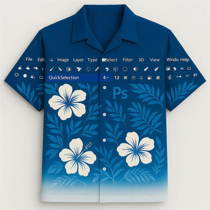 Funny Excel Spreadsheet Hawaiian Shirt 3D Print Y2K Vacation Button Up Shirt