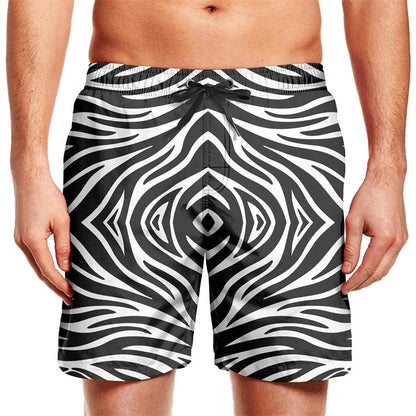 Men’s Quick Dry Swim Trunks – Summer Beach Shorts with Pockets