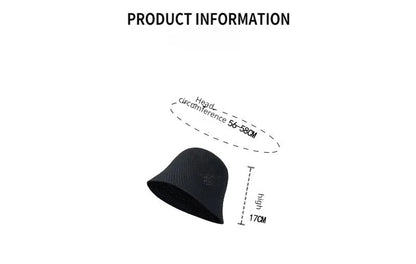 Women’s Knit Bucket Hat – Breathable Summer Crochet Fisherman Cap