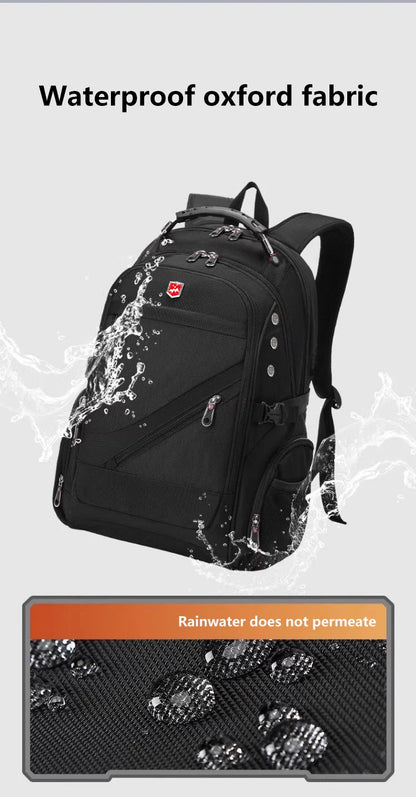 SWISSTSNGR Waterproof Backpack – Casual Laptop & College Bag