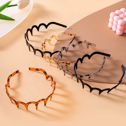 Wave Metal Headband – Vintage Zigzag Hair Hoop for Women Trendy Hair Accessory