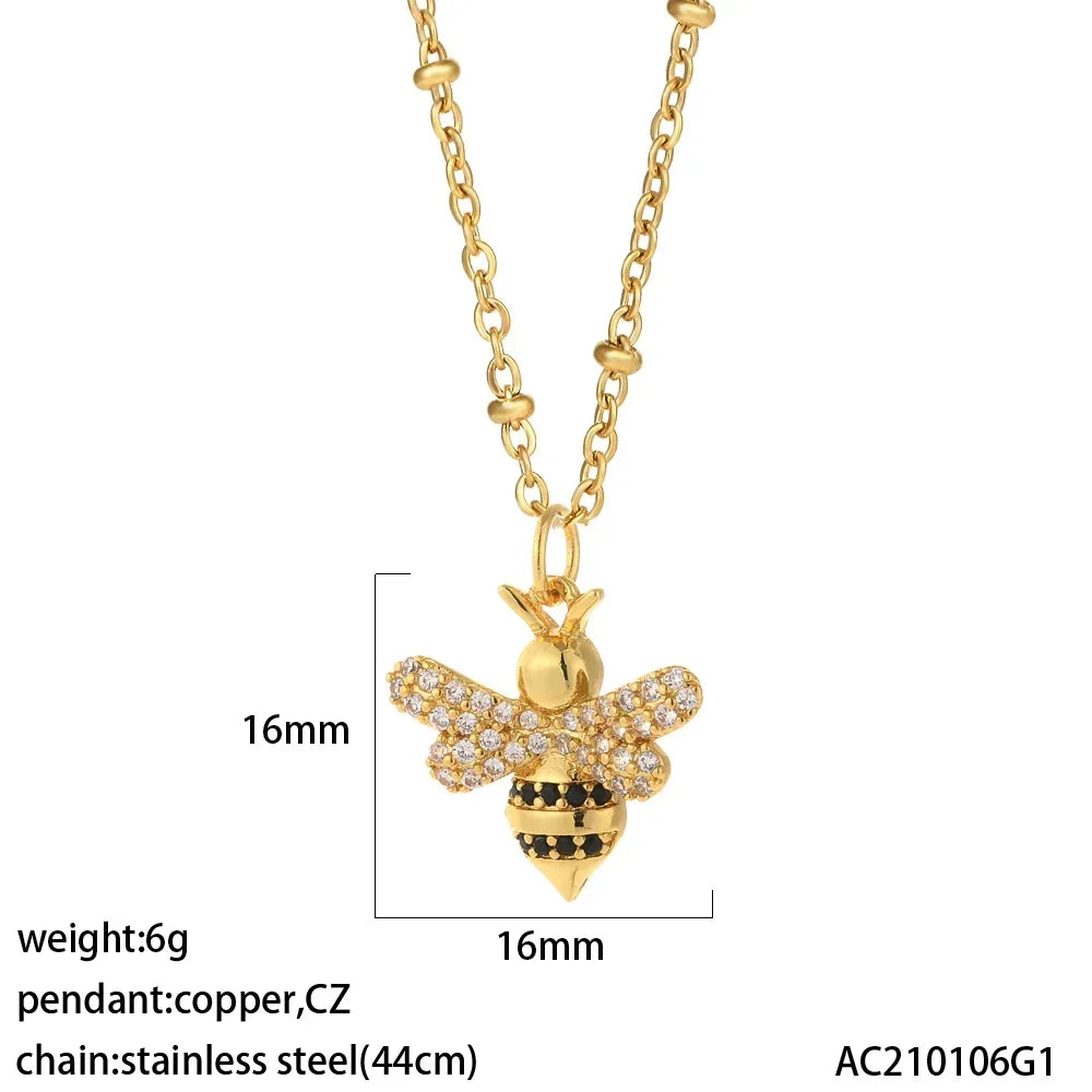 Gold Charm Pendant Necklace Collection – Celestial Eye Heart Sun Moon Layered Necklaces for Women