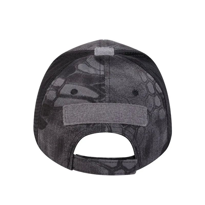 Skull Tactical Trucker Hat – Breathable Mesh Military Baseball Cap