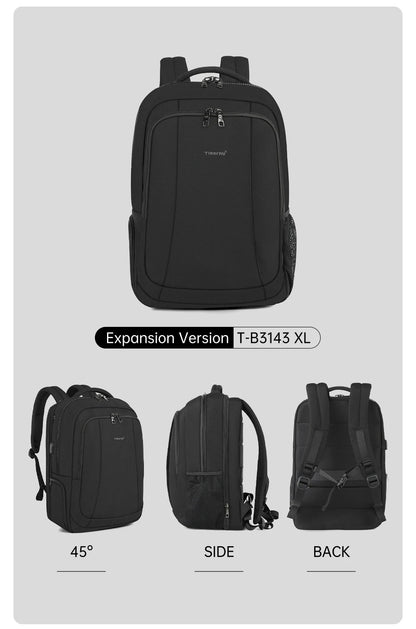 TIGERNU Laptop Backpack for Men – Waterproof Business Travel Backpack