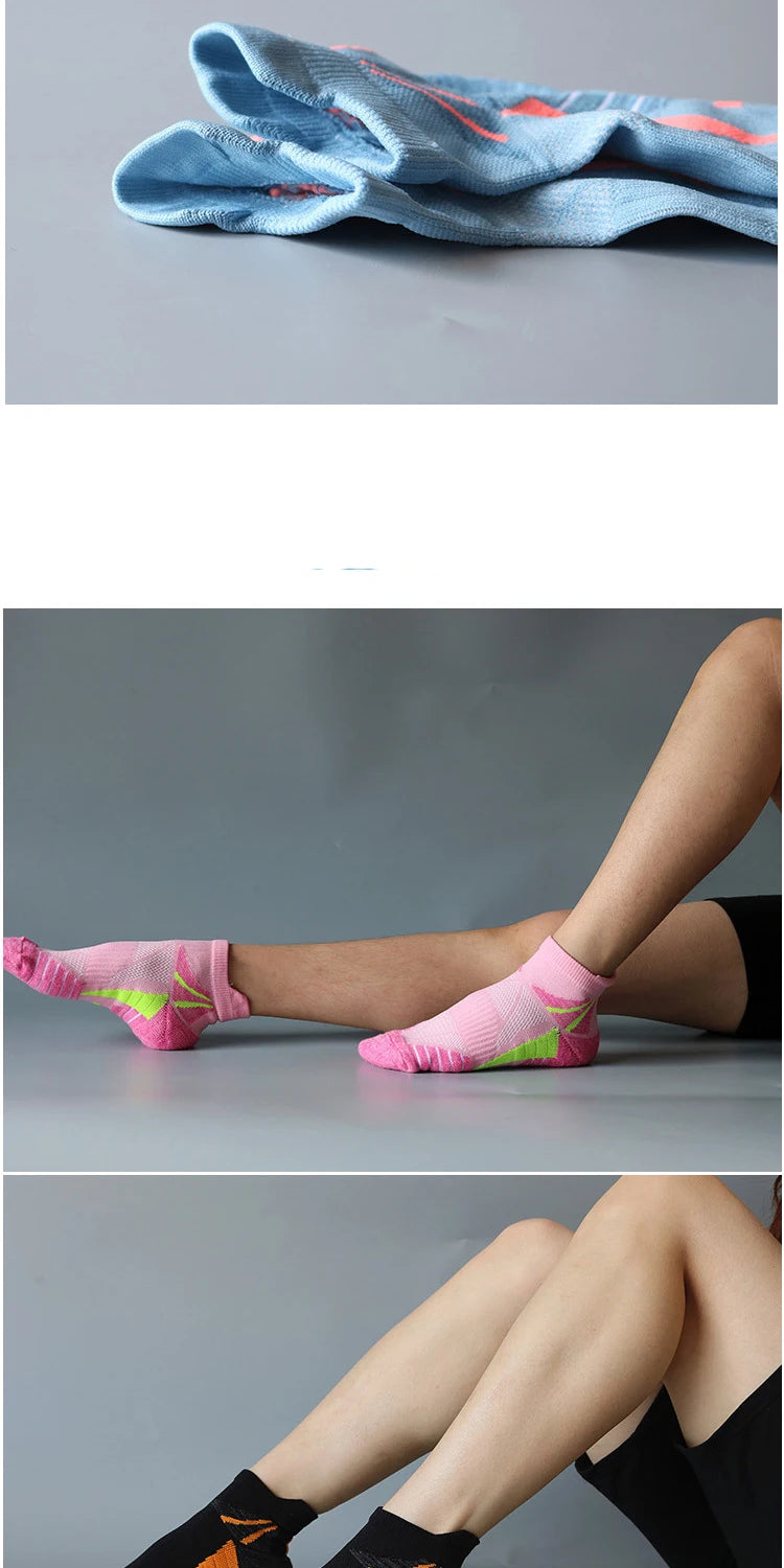 Performance Running Ankle Socks – Breathable Athletic Sports Socks