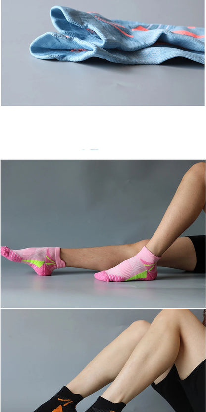 Performance Running Ankle Socks – Breathable Athletic Sports Socks