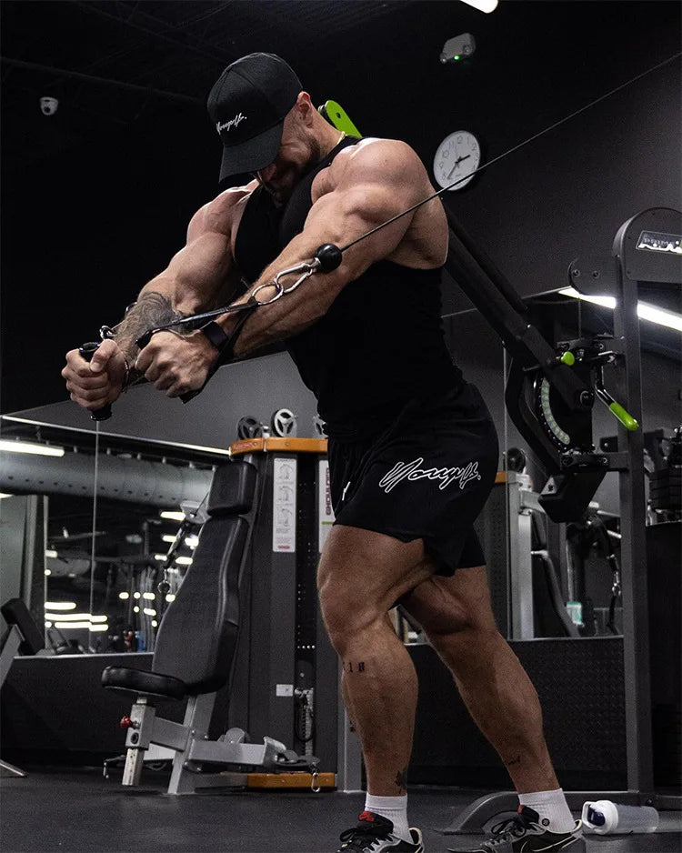 Men’s Casual Athletic Shorts – Lightweight Drawstring Gym Shorts Summer Streetwear for Men