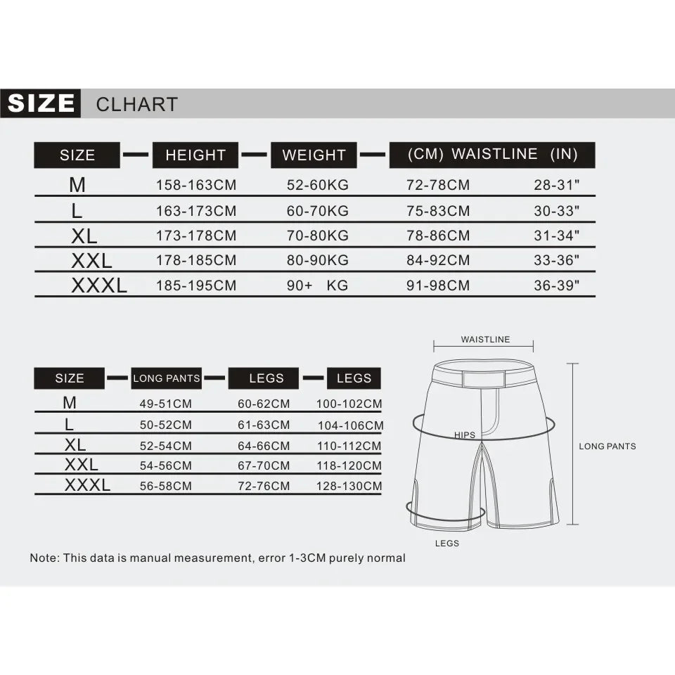 Men’s MMA Fight Shorts – Lightweight Grappling Training Shorts for Boxing, BJJ & Martial Arts Workout