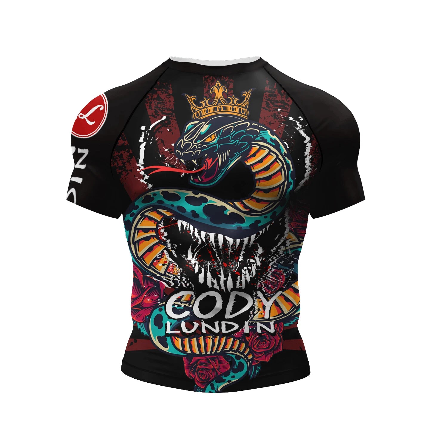 Pink BJJ Rash Guard Men Short Sleeve Jiu Jitsu Compression Training Shirt