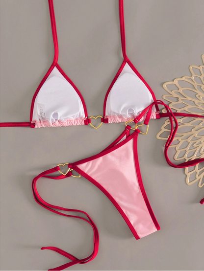 Halter Micro Thong Bikini Set Women Padded Two Piece Swimsuit Beachwear
