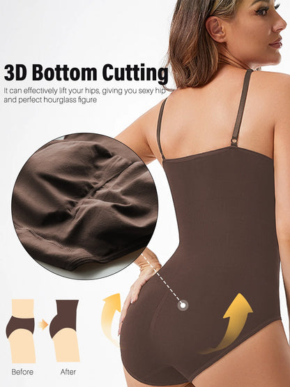 Women Sexy Shapewear Seamless Slimming Butt Lifter Shaper Smooth Out Bodysuit Open Crotch High Elastic Body Suits