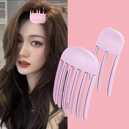 Mini Bangs Hair Claw Clip – Cute Korean Front Hair Roller Clip for Women
