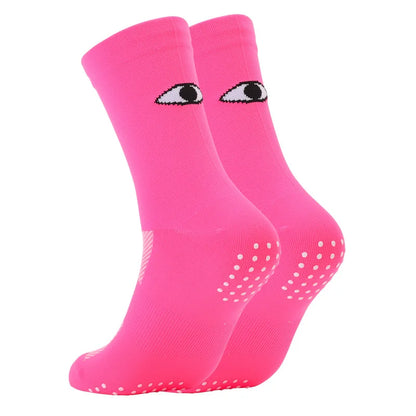 Anti Slip Grip Sports Socks – Athletic Crew Socks for Soccer & Training