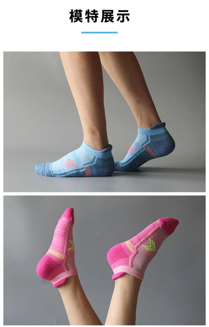 Performance Running Ankle Socks – Breathable Athletic Sports Socks