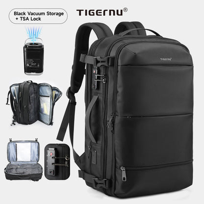 TIGERNU Large Capacity Travel Backpack – Airline Approved Laptop Bag