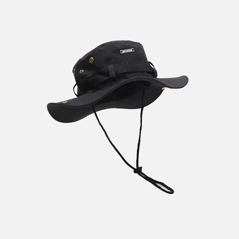 Wide Brim Outdoor Bucket Hat – UV Protection Fishing & Hiking Sun Hat