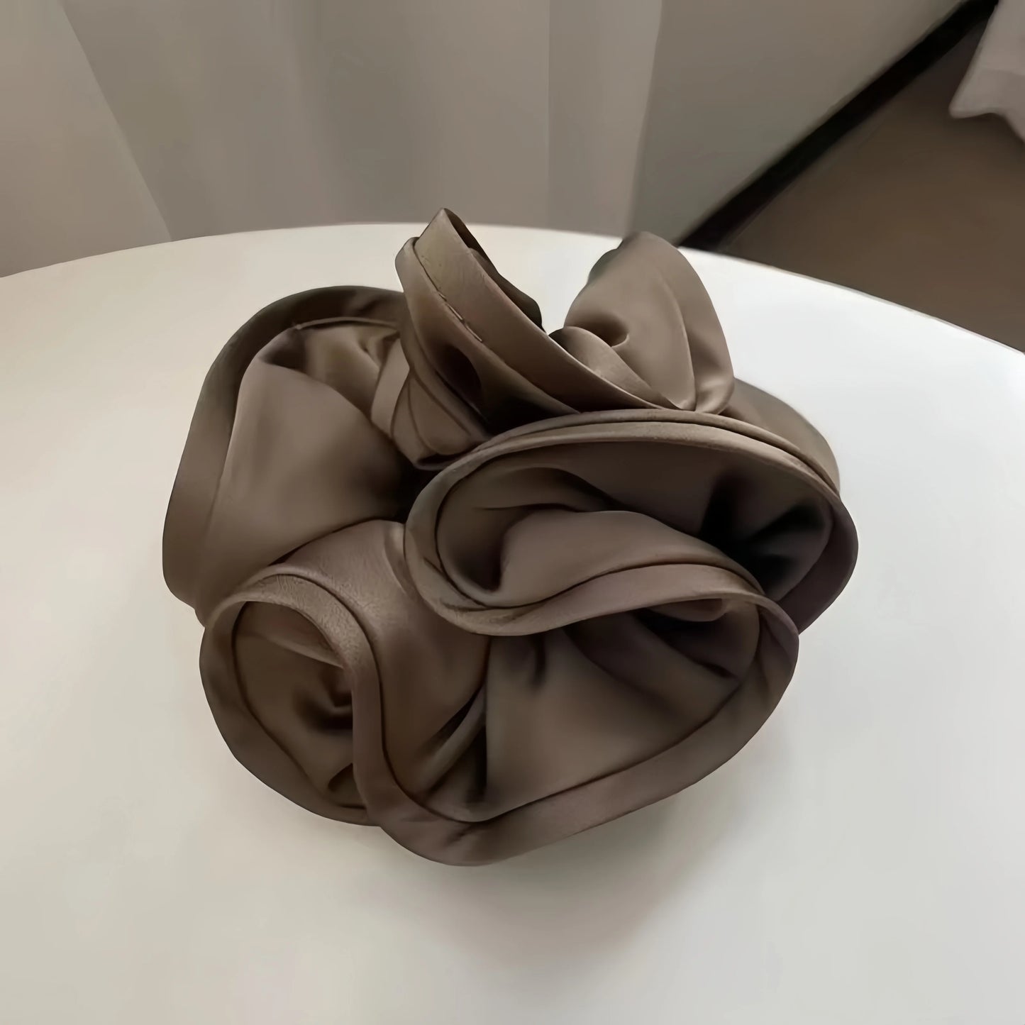 Oversized Satin Scrunchies – Large Soft Hair Ties for Women