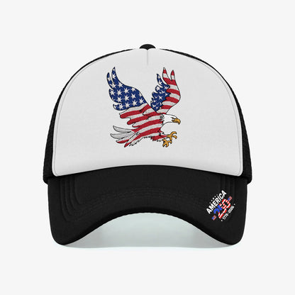 USA Eagle Print Baseball Cap – Adjustable Patriotic Hat